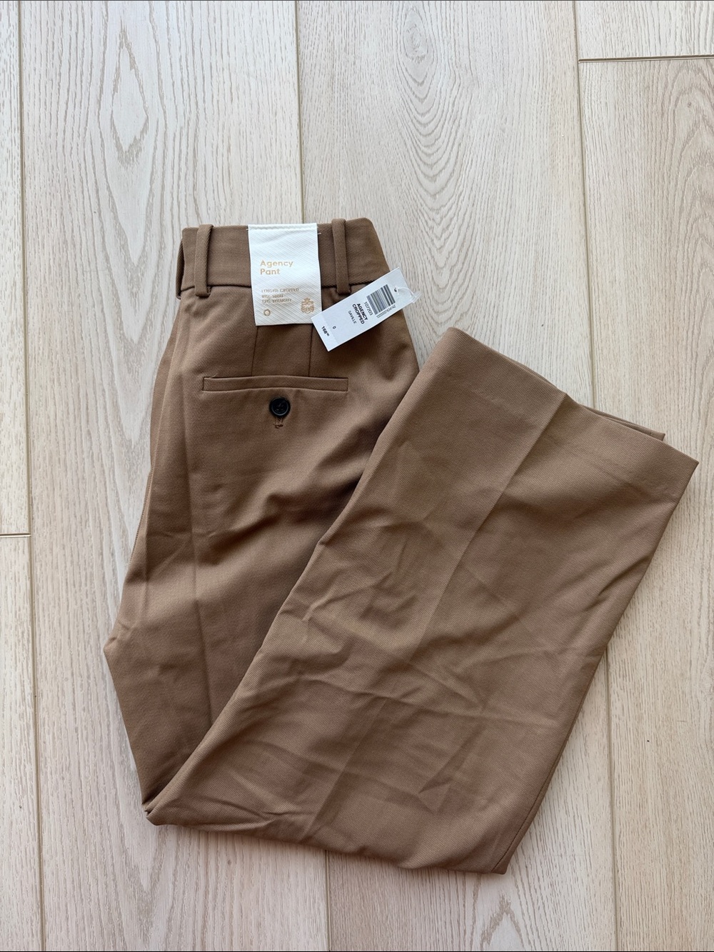 Aritzia Babaton Cropped Agency Pants High Rise Straight - Picture 1 of 3